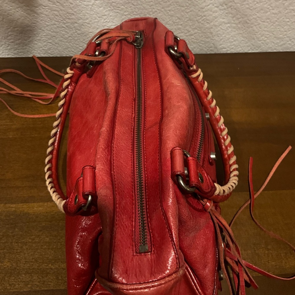 BALENCIAGA Lambskin Leather Small City Twiggy Bag - Picture 9 of 13